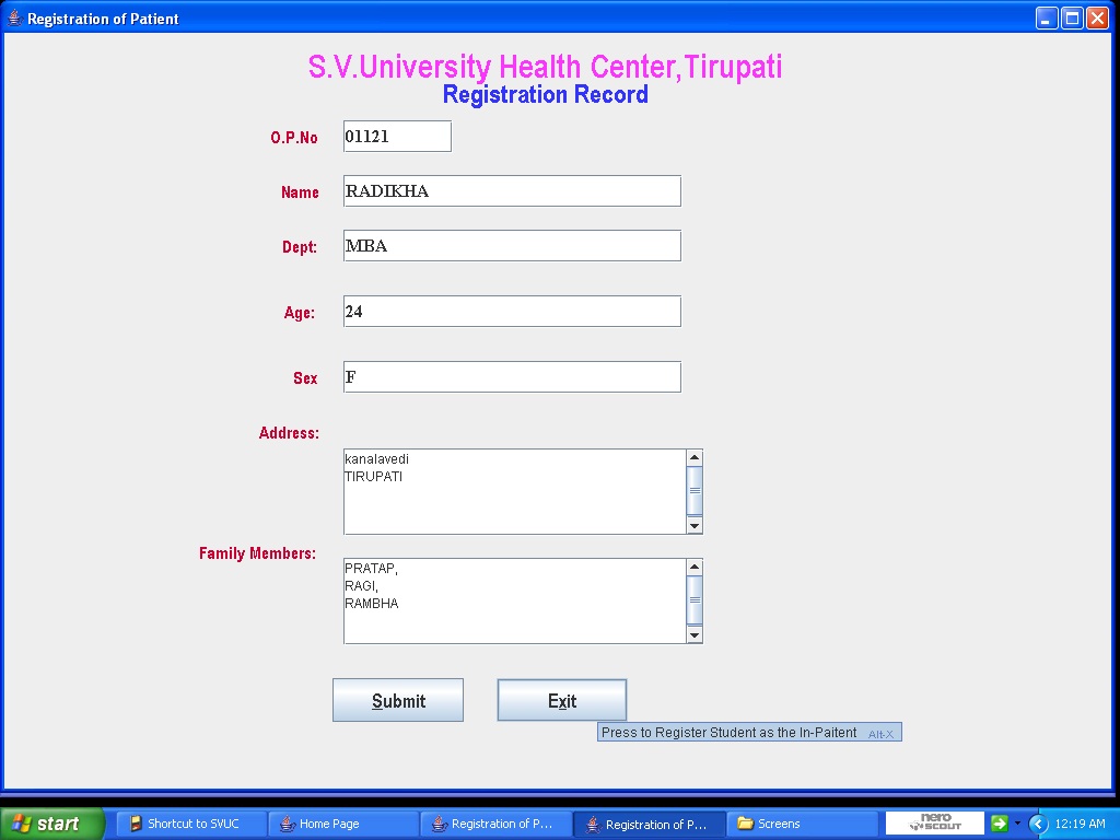 Management of patient information   who