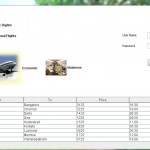 Airline ticket reservation System home page