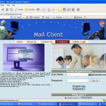 Web based Mail Service Client Homepage