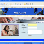 Web based Mail Service Client contact us