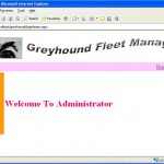 Fleet Manager System admin page