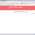 Online Blood Donation management System admin home