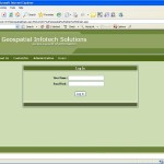 Geo Spatial Solution project login