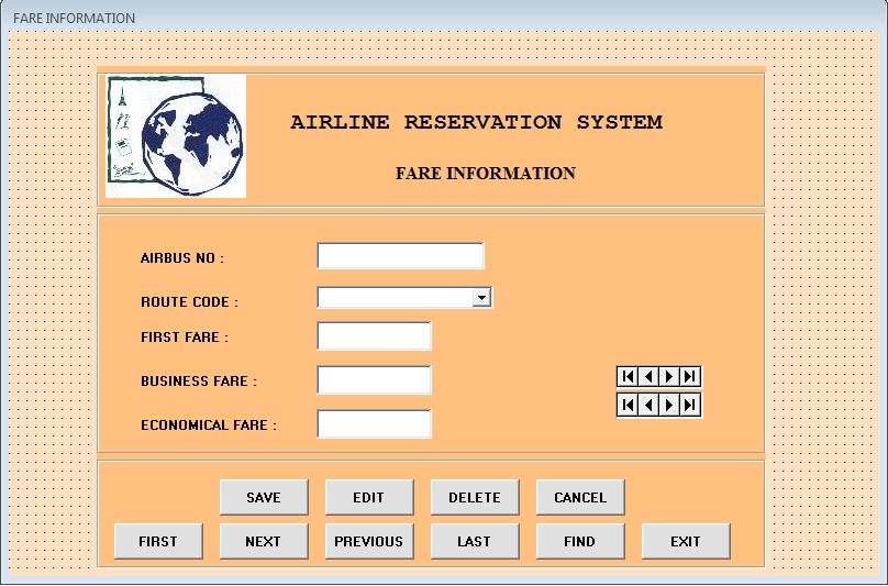 Airline Reservation System Project Visual Basic - ProjectsGeek