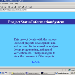 Project Management System home