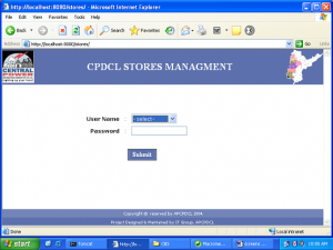 Store Management System Project login