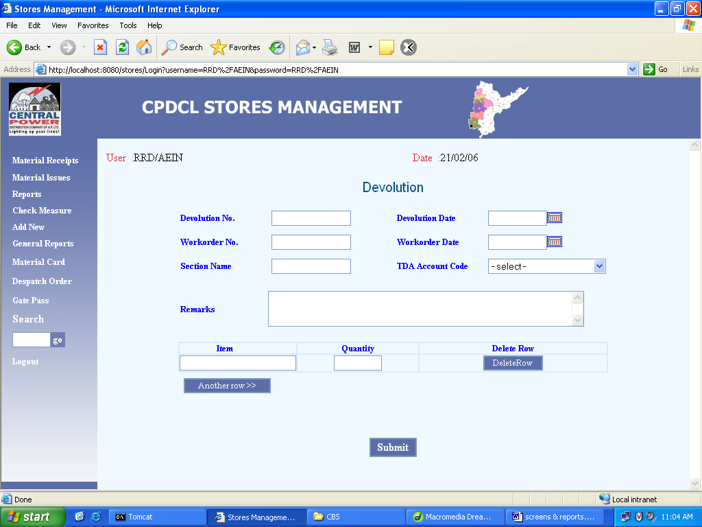 Stores Management System Project in Java - ProjectsGeek