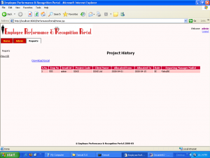 Project history