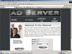 Advertisement Server Home