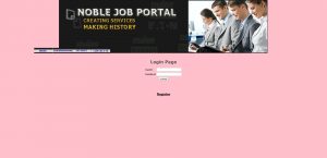 Job Portal System LOGIN 300x145 - Noble Job Portal System Project using Java