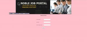 SEARCH FORM 300x145 - Noble Job Portal System Project using Java