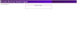 log out 300x144 - Revenue Recovery System Project