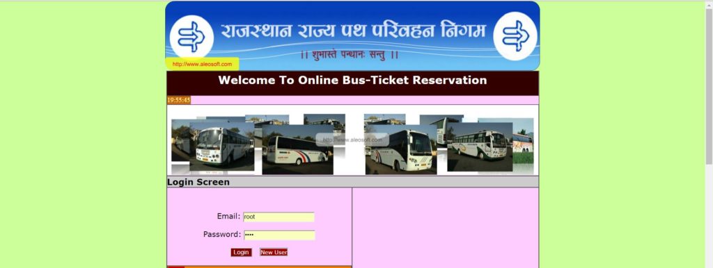 Bus Ticket Reservation System