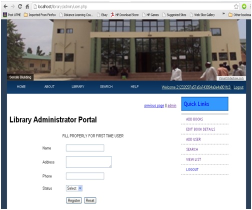 proposed system of library management system